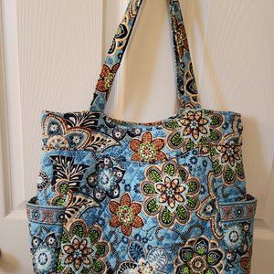 Vera Bradley pleated tote